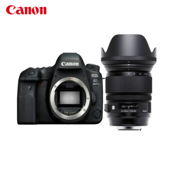 佳能（Canon）EOS 6D Mark II 6D2 全画幅数码单反相机（SIGMA Art24-105mm F4镜头）含128G卡+包+脚架+滤镜