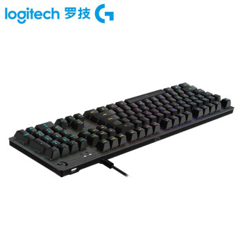 罗技（G）G512机械键盘套装 游戏键盘 有线键盘 全尺寸 RGB背光机械键盘 赛博朋克 G512-T轴(单位:个)