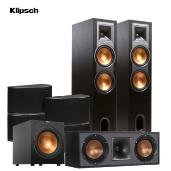 杰士（Klipsch） R-28F 家庭影院7.1 电视音箱 落地影院 组合音响 客厅影院 R-12SW低音炮套装