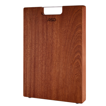 爱仕达（ASD）菜板进口乌檀木99%抗菌砧板整木加大加厚双面防霉面板案板GJ28W1