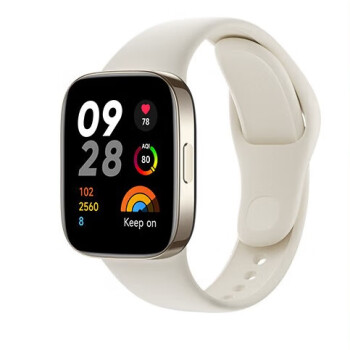 小米Redmi watch3 象牙白 红米智能手表 血氧检测 蓝牙通话 高清大屏 NFC运动手表 