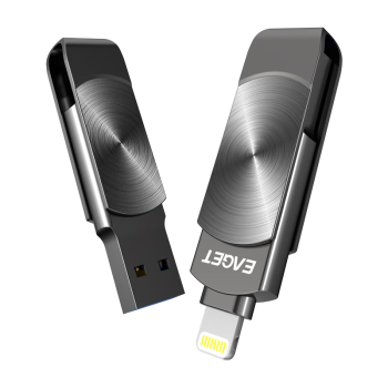 忆捷（EAGET）256GB Lightning USB3.0苹果U盘 i66官方MFI认证一键备份iphone/ipad轻松扩容手机电脑两用优盘