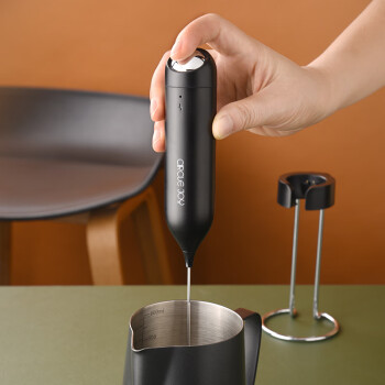 圆乐（circle joy）电动打奶泡器咖啡奶泡机牛奶打泡器 手持迷你搅拌打蛋器带支架