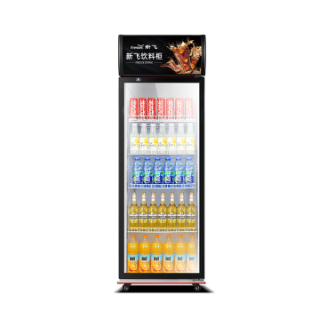 新飞（Frestec）400升单门冷藏冰箱展示柜商用 超市饮料啤酒保鲜冷柜冷饮茶叶陈列柜LC-238JH