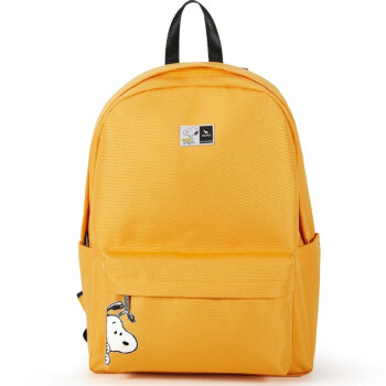 爱华仕（OIWAS）双肩包/休闲包 史努比联名款学生背包简约时尚 OCB4361A 黄色大版