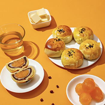 京东京造蛋黄酥660g 12枚早餐糕点雪媚娘零食休闲食品礼盒