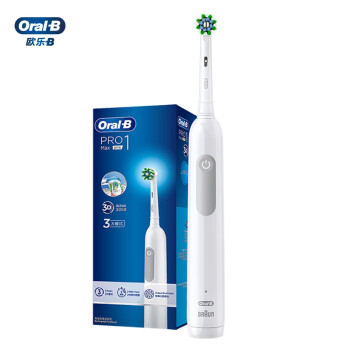 Oral-B 电动牙刷 成人Pro系列圆头送礼 Pro1 Max美白刷 极光白