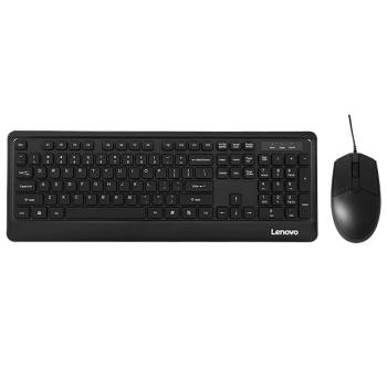 联想（Lenovo）KM102 有线键盘鼠标套装 键鼠套装 办公鼠标键盘套装
