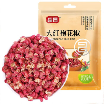 富昌·大红袍花椒50g  花椒粒大料卤料包火锅料调味料 2袋起售