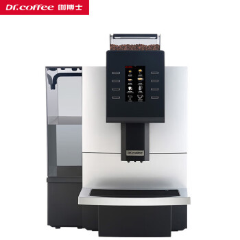 咖博士（Dr.coffee）F09全自动意式浓缩咖啡机触屏一键磨豆商用咖啡机自动清洗家用美式咖啡机 F09-BIG银色