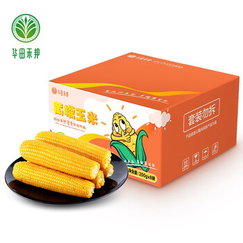 【历史新低】华田禾邦 黄糯玉米棒 1.6~1.8kg 26.9元(需买