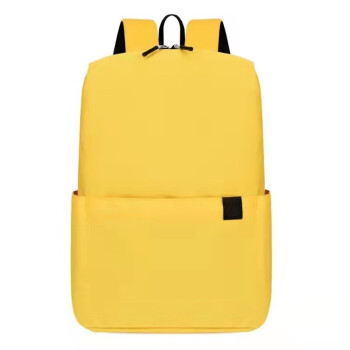 形象派（X.X.PIE）炫彩小背包 户外运动双肩包简约便携休闲包炫彩休闲旅行背包 黄色