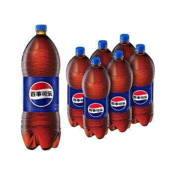 百事可乐 Pepsi 碳酸饮料整箱 2L*6瓶 (新老包装随机发货) 百事出品