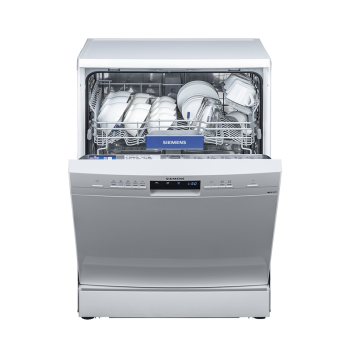 西门子(SIEMENS) 12套大容量 除菌家用洗碗机独立式嵌入式 5D喷淋 双重烘干 SJ235W01JC (白色)