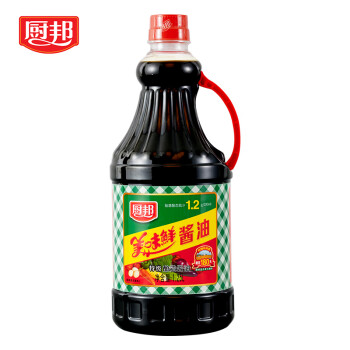 厨邦酱油 美味鲜酱油 特级生抽 传统酿造酱油 1.25L