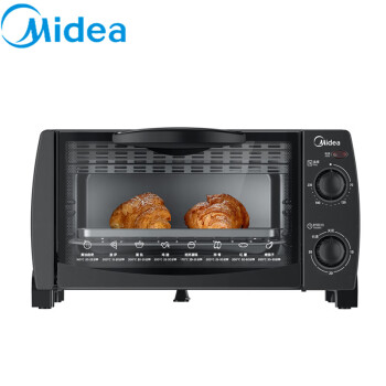 美的（Midea）电烤箱PT1012 多功能家用迷你小烤箱电烤箱蛋糕烘焙大容量 10L