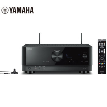 雅马哈（Yamaha）RX-V4A 功放机 5.2声道家庭影院音响功放 8K 杜比 DTS 蓝牙 USB DSP 黑色