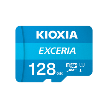 铠侠（Kioxia）128GB TF(microSD)存储卡 EXCERIA 系列 U1 读速100M/S 支持高清拍摄