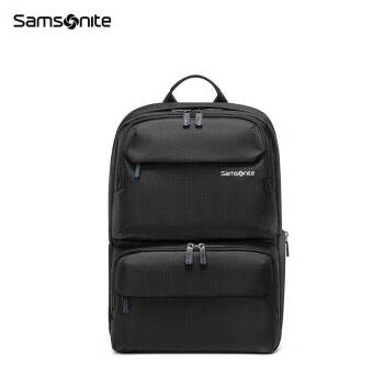 新秀丽（Samsonite）电脑包15.6英寸男女双肩包背包书包商务旅行笔记本包36B 黑色