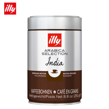 ILLY意利原装进口阿拉比加精选咖啡豆（印度）250g