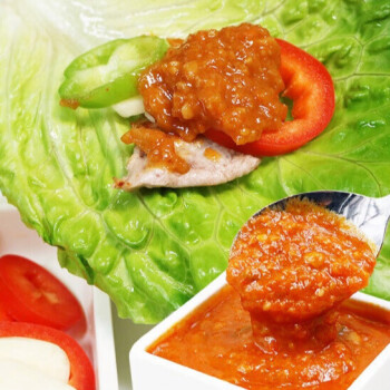 韩国烤肉专用蘸酱韩式蘸料家用火锅烧烤五花肉生菜调味料400g