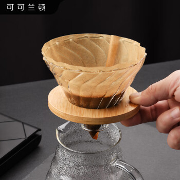 可可兰顿手冲咖啡滤杯 滴漏式家用咖啡壶过滤网过滤器1-2人份器具