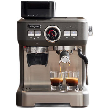 东菱（Donlim）咖啡机DL-5700D家用双核咖啡机意式半自动研磨一体蒸汽打奶泡家用咖啡机DL-5700D