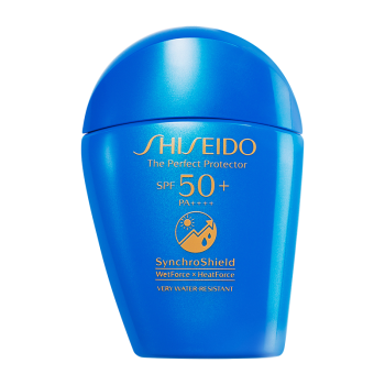资生堂（Shiseido）新艳阳夏臻效水动力防护乳50mlSPF50+PA++++ 蓝胖子防晒乳防晒霜防水防汗