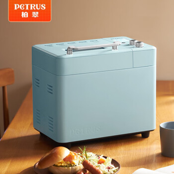 柏翠（petrus）面包机烤面包机家用全自动多功能和面机多士炉冰淇淋肉松PE9709