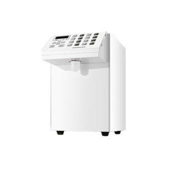 mnkuhg  商用8L果糖机全自动奶茶店无滴漏恒温16格微电脑果糖定量机   白色常规款