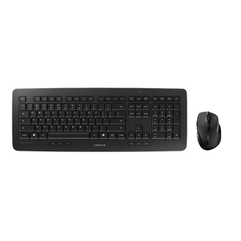 CHERRY樱桃DW5100无线键鼠套装 无线键盘 薄膜键盘 电脑键盘 无线键盘鼠标套装 超长续航 即插即用 黑色
