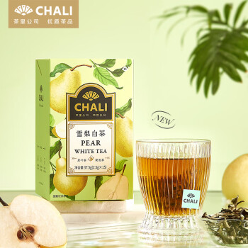 CHALI茶里公司花草茶叶雪梨白茶37.5g茶包袋泡茶雪梨白茶水果茶15包/盒