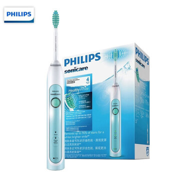 飞利浦(PHILIPS) 电动牙刷 成人声波震动牙刷温和/清洁情侣牙刷 HX6712/04 冰川绿（自带刷头）支持一件代发