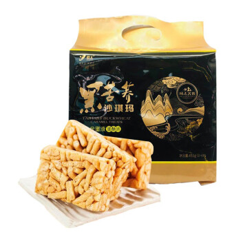 环太 黑苦荞沙琪玛黑糖味苦荞木糖醇芝麻酥466g袋装营养早餐休闲零食