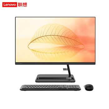 联想（Lenovo）AIO520-24 23.8英寸窄边框一体机电脑（i5-1155G7 16G 1T固态）黑色