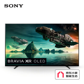 索尼（SONY）XR-55A80J 55英寸 OLED全面屏电视 4K超高清HDR XR认知芯片 AI智能语音 京东小家智能生态