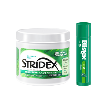 STRIDEX美国进口水杨酸净颜棉片超值装55片+4.25g 清洁疏通毛孔 