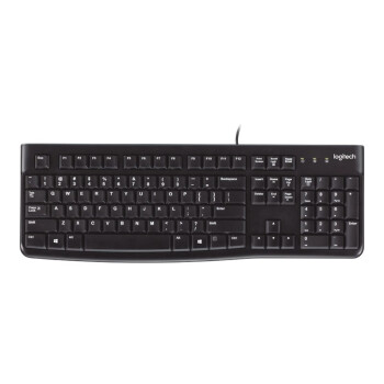 罗技（logitech）K120 有线键盘 办公键盘 家用键盘 全尺寸键盘 USB接口笔记本台式电脑 黑色