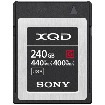 SONY索尼 240G XQD存储卡 内存卡 QD-G240F 440MB/s读取速度