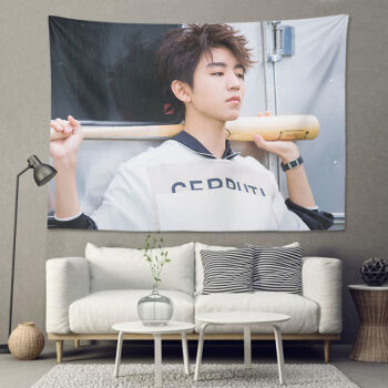 绿速来图定制tfboys王俊凯易烊千玺王源背景布明星周边挂布房间墙布