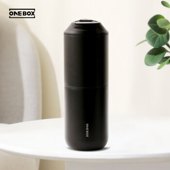 一个箱子（ONEBOX）T2黑色旅行者咖啡机便携式电动磨豆机家用小型全自动咖啡机