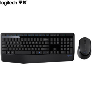 罗技（Logitech）MK345无线办公键鼠套装 鼠标键盘 全尺寸防泼溅设计多媒体【办公好物】