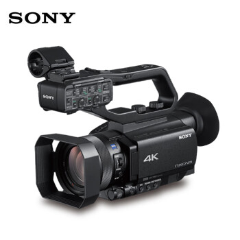 索尼（SONY）HXR-NX80 手持式4K摄录一体机 专业广播级便携式摄影机 (含256G卡+三脚架+备电+摄影包+卡色UV)