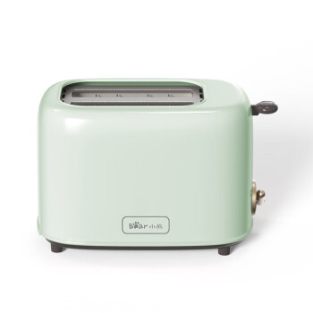 小熊多士炉 烤面包机馒头片机家用全自动不锈钢2片吐司加热机 绿色 DSL-C02W1