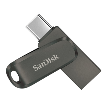 闪迪（SanDisk）256GB Type-C USB3.2 手机U盘 DDC4深空灰 读速400MB/s 安全加密 双接口优盘 手机平板电脑通用