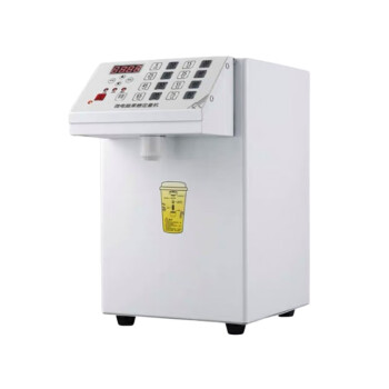 苏勒 果糖定量机商用奶茶店吧台自动全套设备不锈钢智能果糖机 白色果糖机（304内胆大电机）