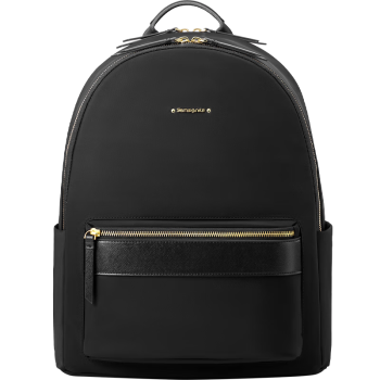 新秀丽（Samsonite）双肩包电脑包13英寸女背包学生书包通勤商务休闲旅行 TQ4 黑色