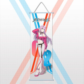 零刀剑神域壁画绸布宿舍装饰壁纸挂画daringinthefranxx02挂画加挂钩