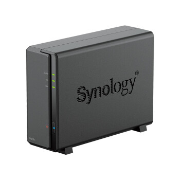 群晖（Synology）DS124 单盘位NAS 网络存储服务器 个人相册备份 私有云网盘 标配（不含硬盘）