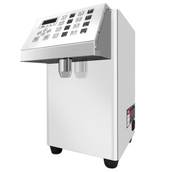 苏勒智能果糖机商用奶茶店咖啡小型全自动电子式彩屏果糖定量机器   8L常规款白色果糖机
